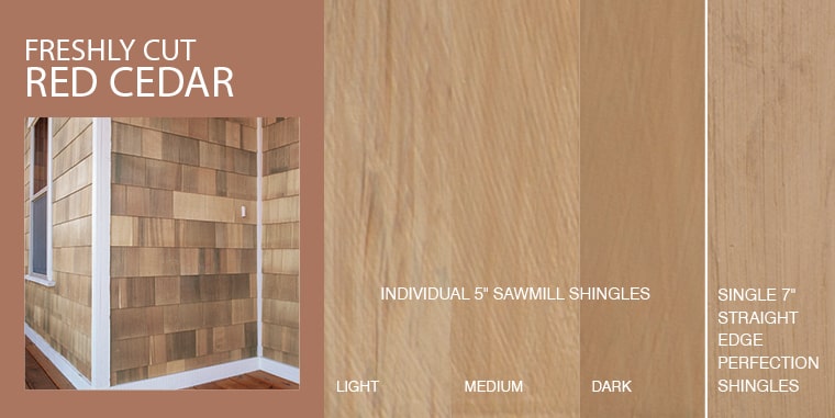 Cedar shake siding