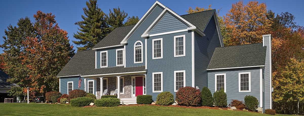 house with stonefacade
